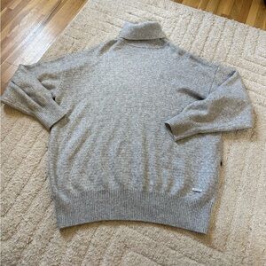 Calvin Klein Light Gray Turtleneck Sweater